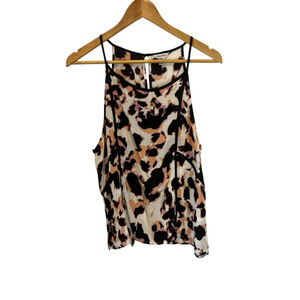 CALVIN KLEIN Women’s XL Sleeveless Printed Cami Tank Top Shirt Extra Large